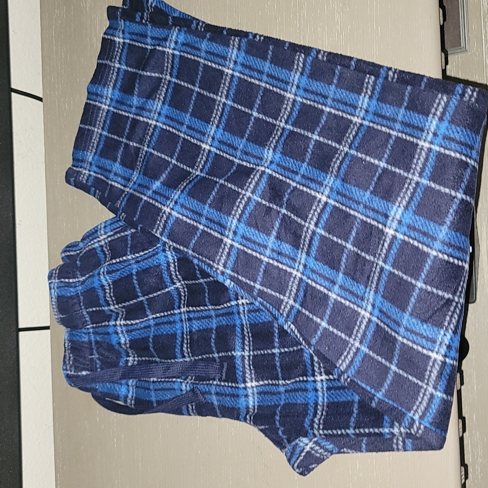 Men's plaid pajamas bottoms